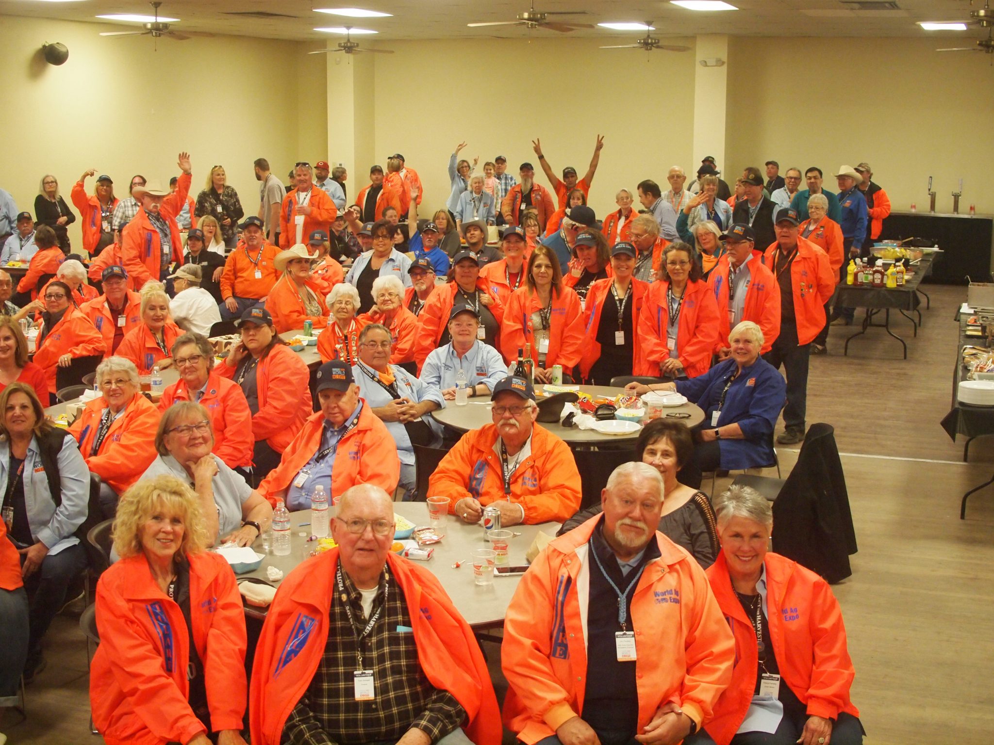Volunteer Orange Jacket Party